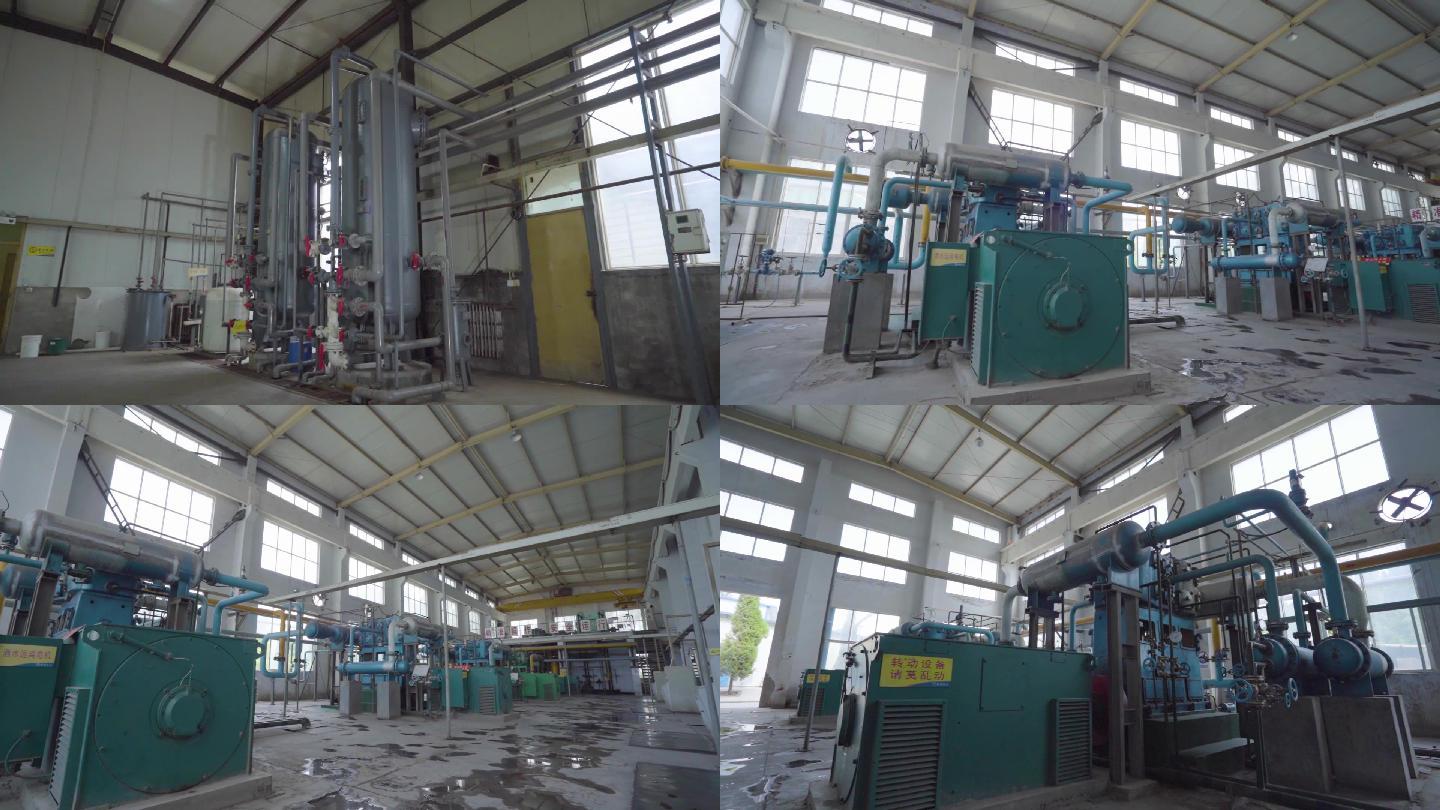 工廠化工廠機器設備工人工作